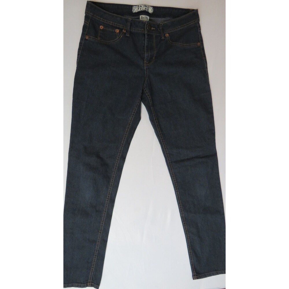 17/21 Women's Jeans Exclusive Denim Dark Wash Size 8